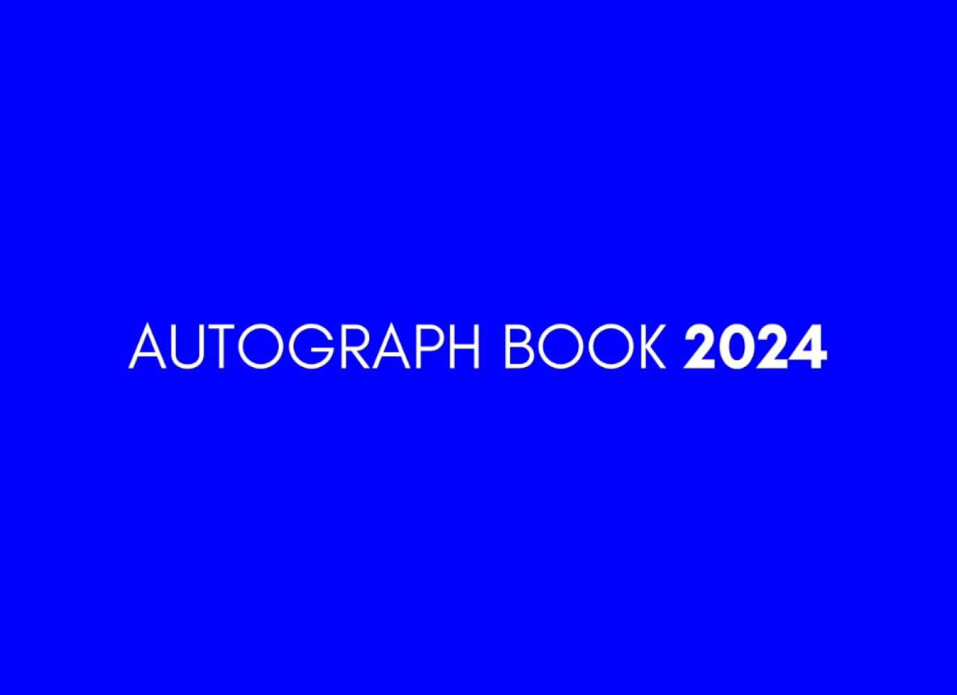 Blue Autograph Book 2024: Notebook/Journal for Signatures of Celebrities, Theme-Park Characters, Sport Stars, School Friends, or Party Guests. Small, Girls, Teens, or Adults. 100 Unlined Pages. baixar o livro de graça