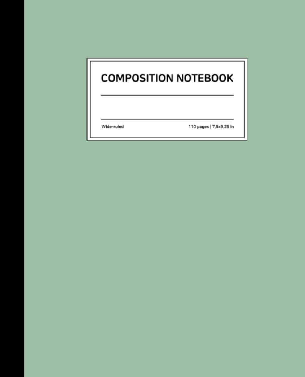 Dried Flower Green Composition Notebook: Wide Ruled, 7.5 × 9.25 Inches, Soft Matte Cover, 110 Pages: Assorted Colors comp journal for school student, college baixar o livro de graça