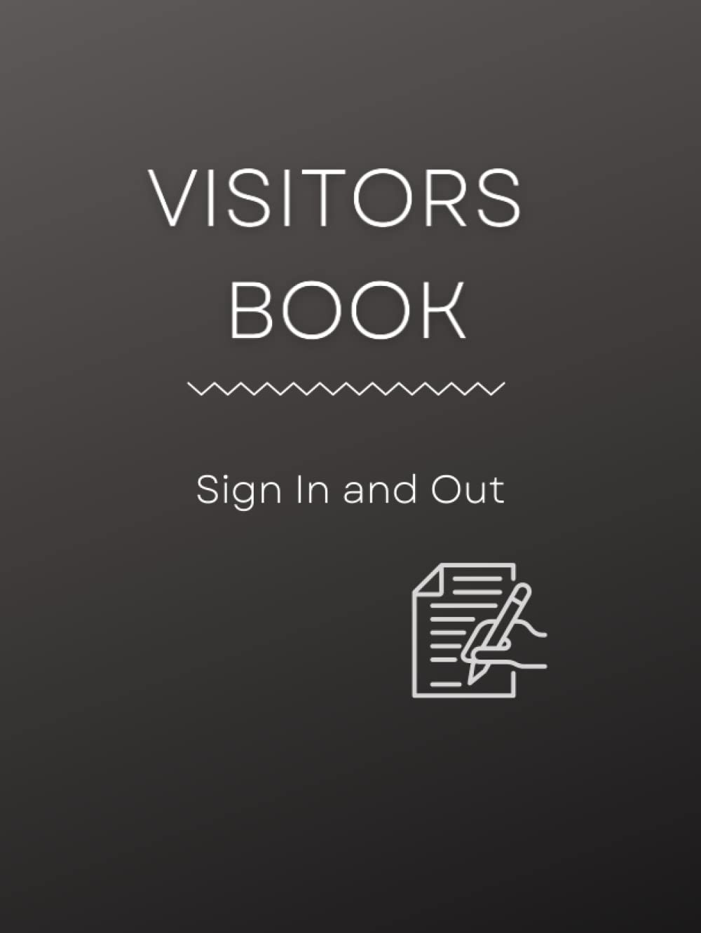 ler totalmente Visitor Sign in and Out Book 8.25" x 11" (20.96 x 27.94 cm) - 110 Pages: Sign In and Out book for Visitor Business, School, Office, Security, Concierge, Reception & Hotel