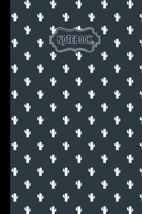 ler totalmente geometric cactus pattern Notebook: Cute Cactus Pattern Composition Journal with Lines... Boys Teens Kids Men Women (120 Pages 6 x 9)