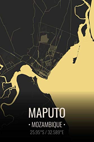Maputo Mozambique: City Map Notebook for Travelers Lined Notebook Journal. 6x9 Inches | 100 Pages baixar o livro de graça