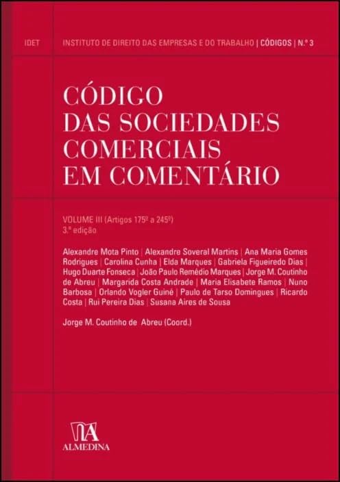 ler totalmente Código das Sociedades Comerciais em Comentário (Volume 3)