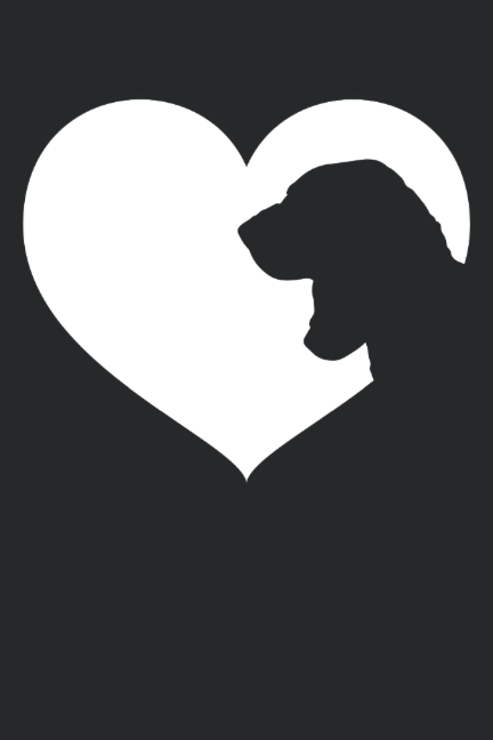 ler totalmente Basset Hound Dog Heart Silhouette - Basset Hound: A Journal Size (6 x 9 inches) Notebook | Diary | Planner with 120 Dot Grid Pages