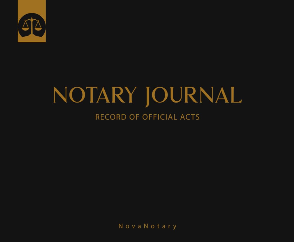 capítulo por capítulo baixar Notary Journal: Notary Public Record Book with 292 Act Entries | 150 Pages | Notary Public Record Book Perfect for Mobile & Loan Signing Notaries (8.5" x7") – Black