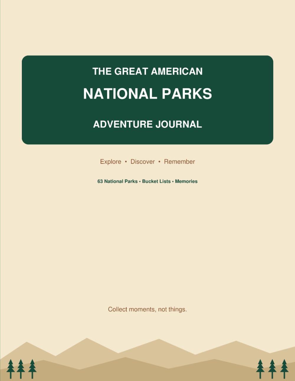 ler totalmente The Great American National Parks Adventure Journal: Explore All 63 U.S. National Parks • Bucket Lists, Lesser-Known Gems, Travel Memories & Adventure Planning