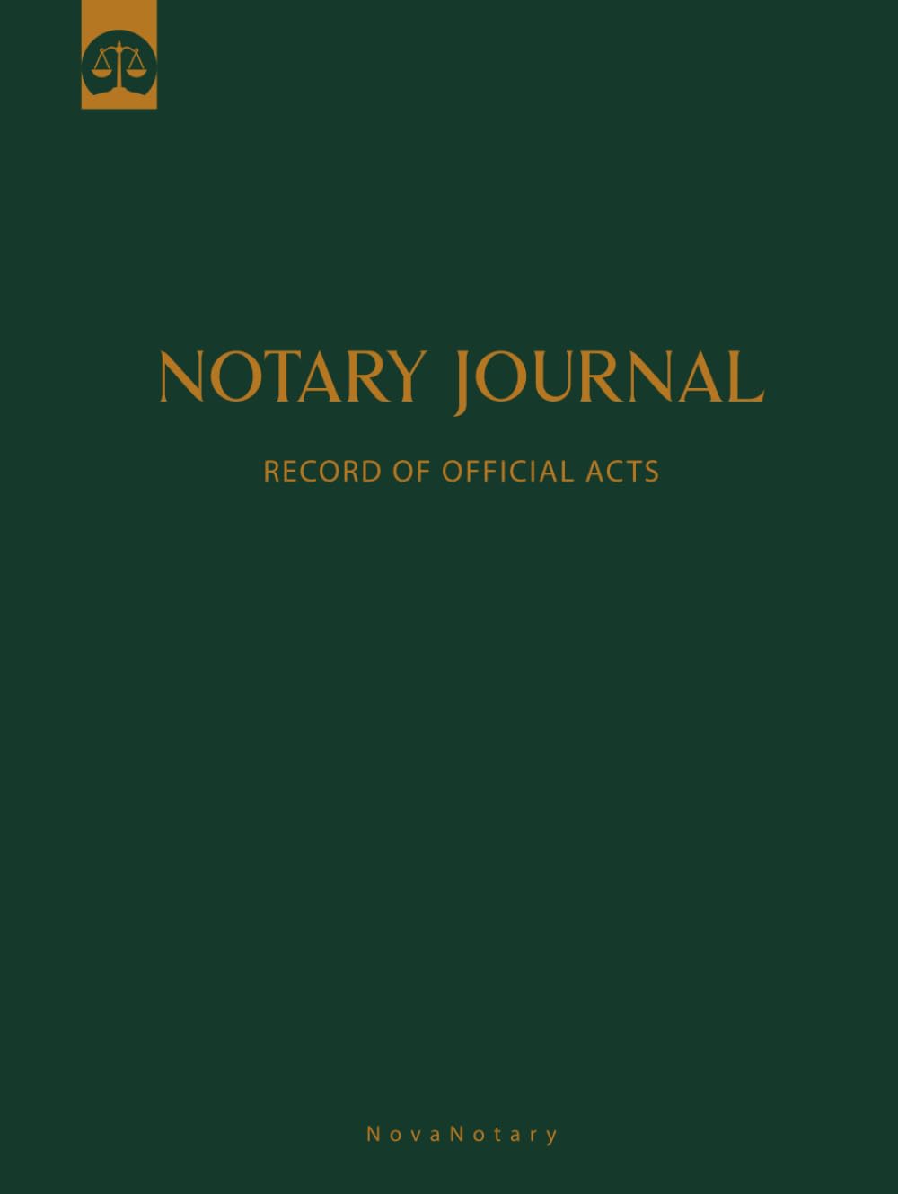 Notary Journal: Notary Log Book for General & Mobile Notaries – Dark Green baixar livro de graça