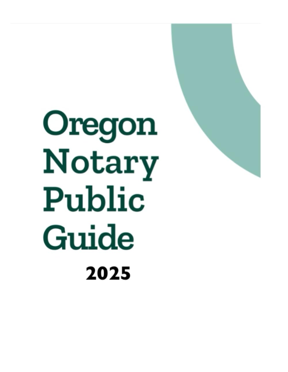 Oregon Notary Public Guide: 2025 baixar o livro de graça