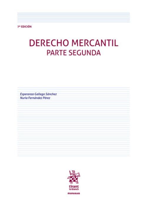capítulo por capítulo baixar Derecho mercantil parte segunda 7ª edición