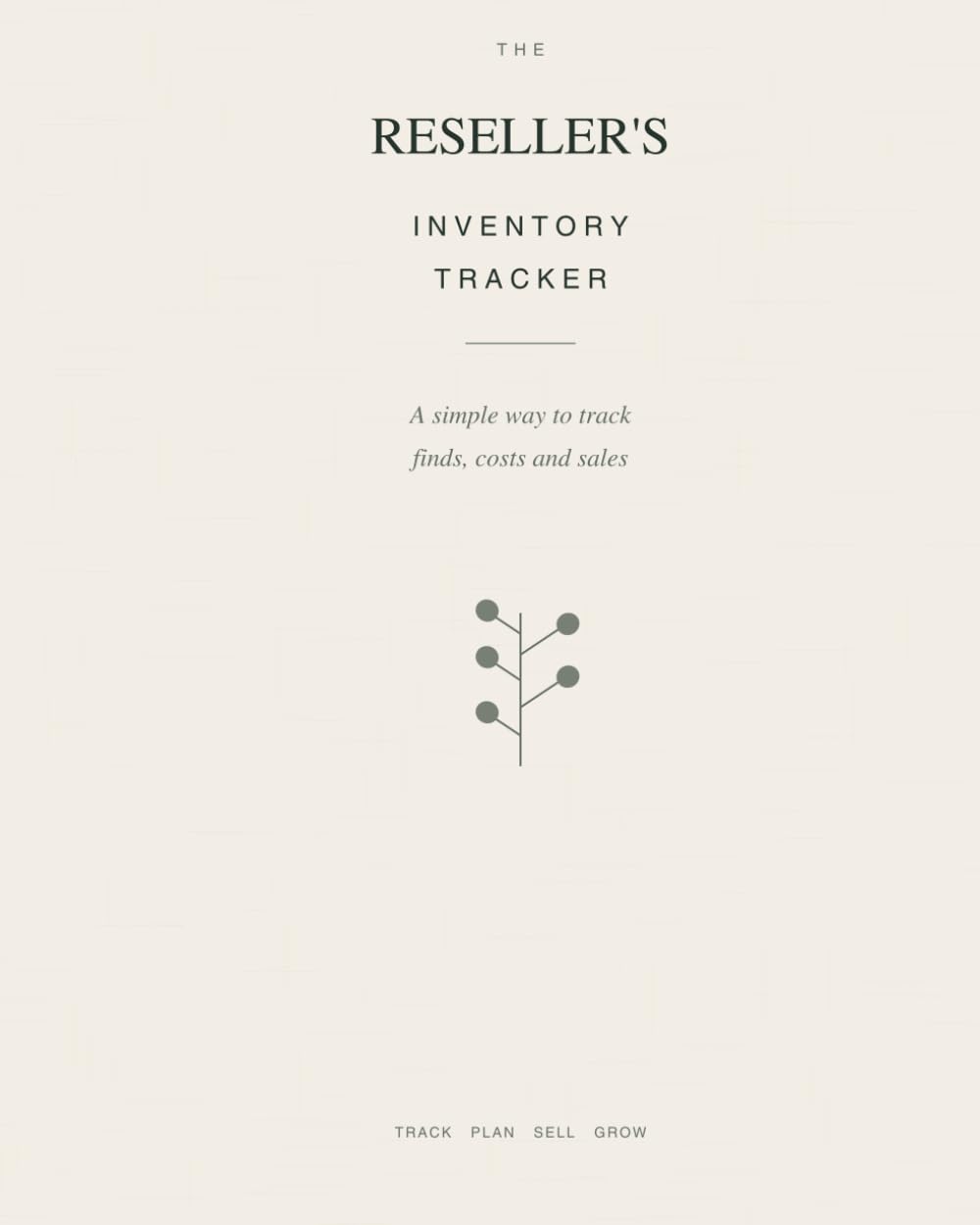 ler totalmente The Reseller's Inventory Tracker