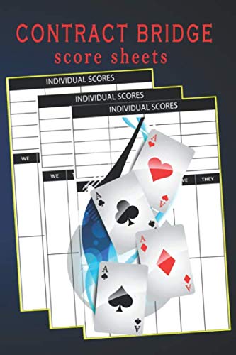 ler totalmente contract bridge score sheets: A score keeping book for contract bridge card game