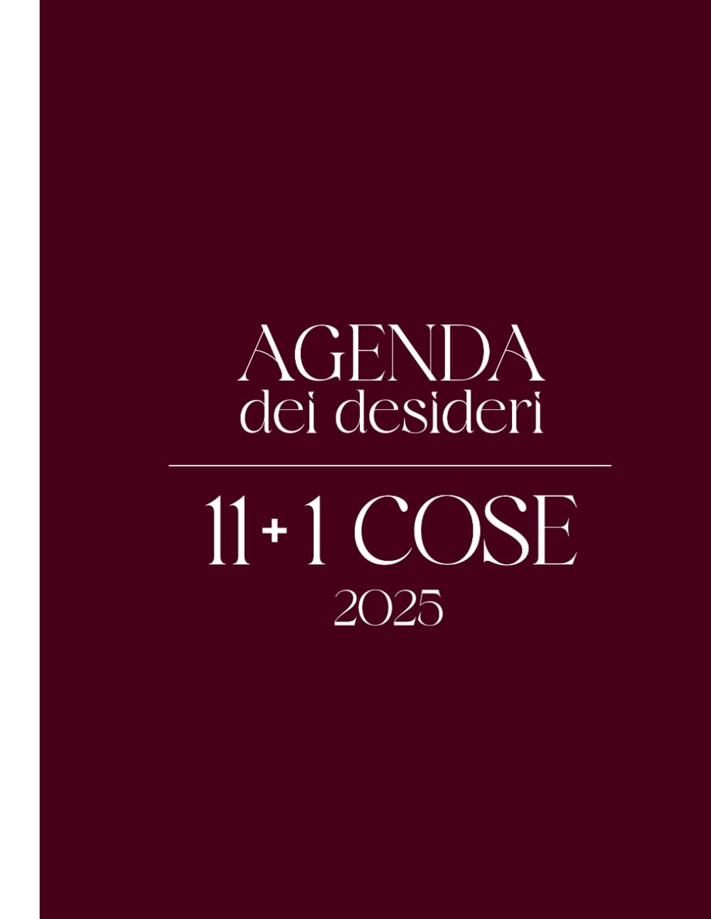 ler totalmente Agenda dei desideri 2025: 11+1 cose da ricordare (Italian Edition)