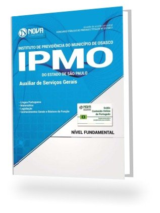 Apostila IPMO-SP 2017 - Auxiliar de Serviços Gerais baixar o livro de graça