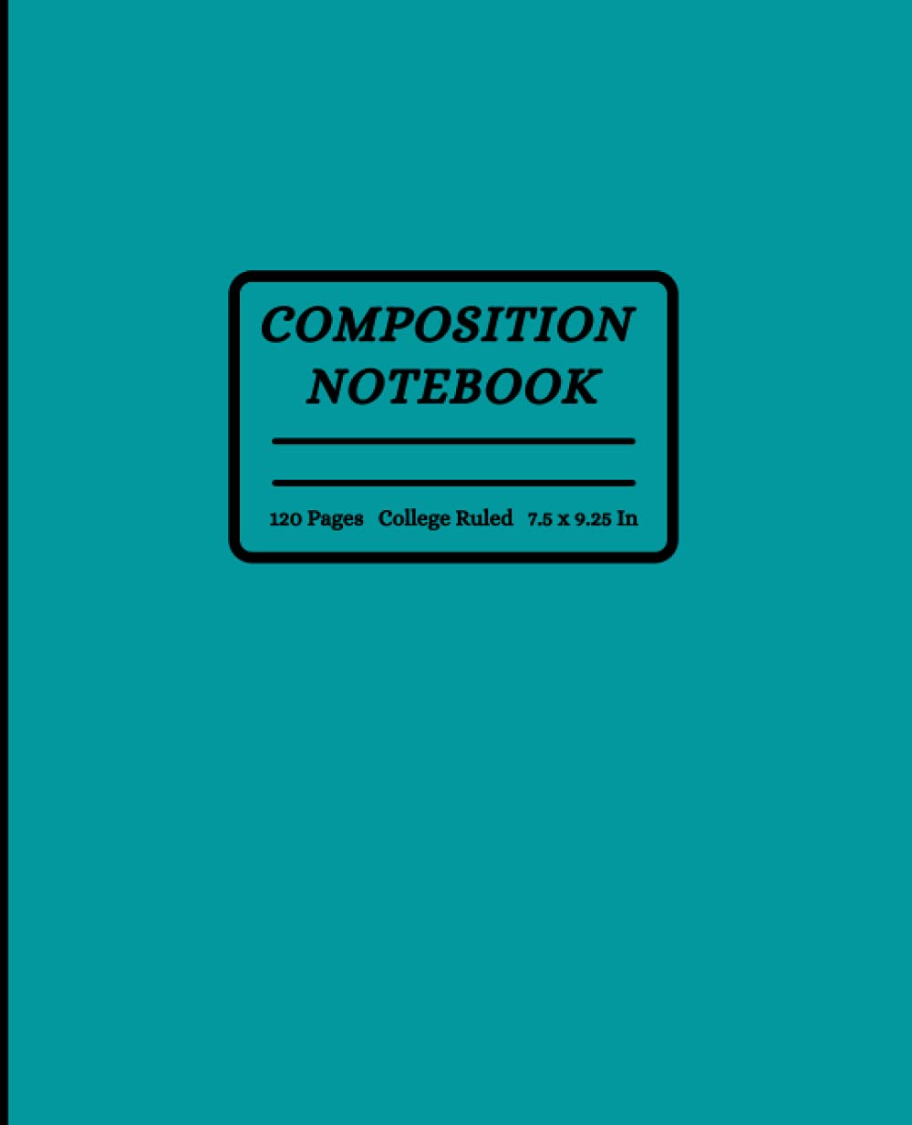 capítulo por capítulo baixar Blue Turquoise Composition Notebook: Blue Turquoise College Ruled Notebook for School Work and Note Taking 120 Blank Ruled Pages 7,5 x 9,25 Inches Matte Finish Cover