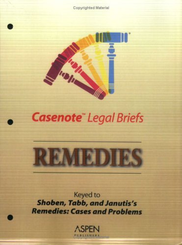 Remedies: Shoben, Tabb,