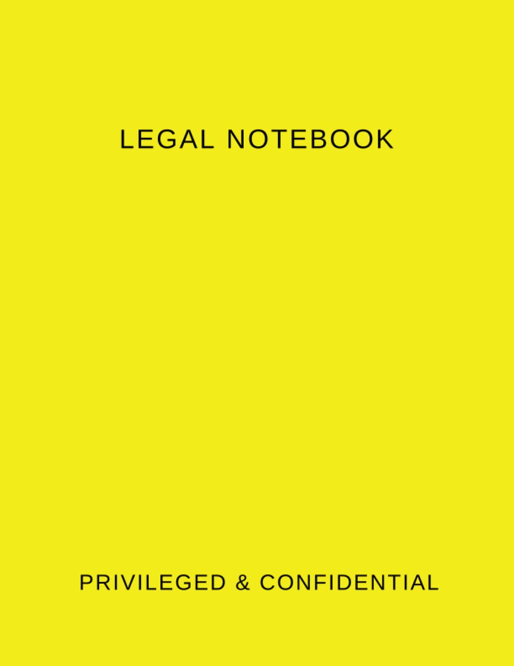 capítulo por capítulo baixar Legal notebook: Privileged & Confidential: 8.5 x 11 inch, soft cover, lined, professional notebook - Yellow
