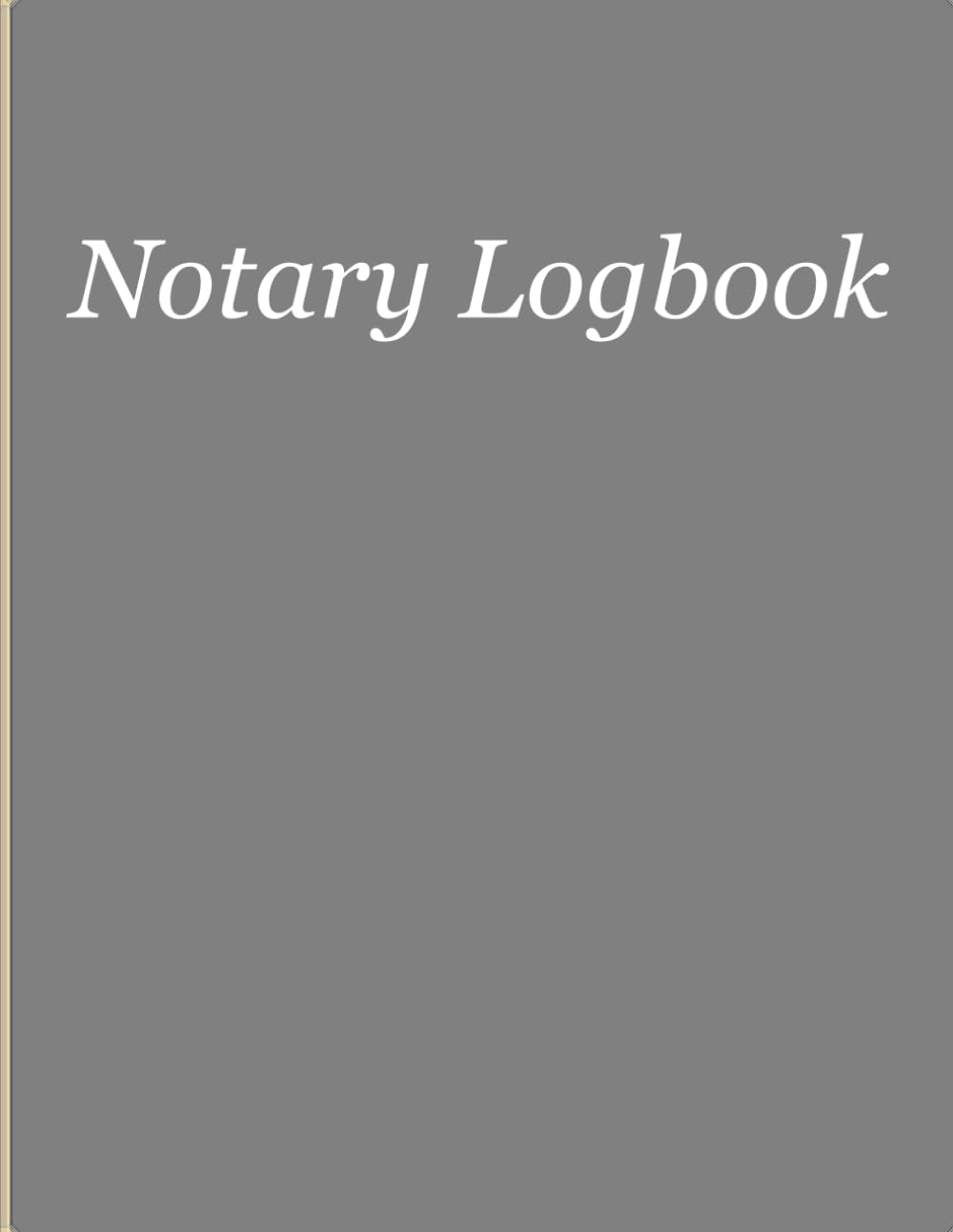 Notary Logbook: Notary Records Logbook, Notary Journal baixar livro de graça