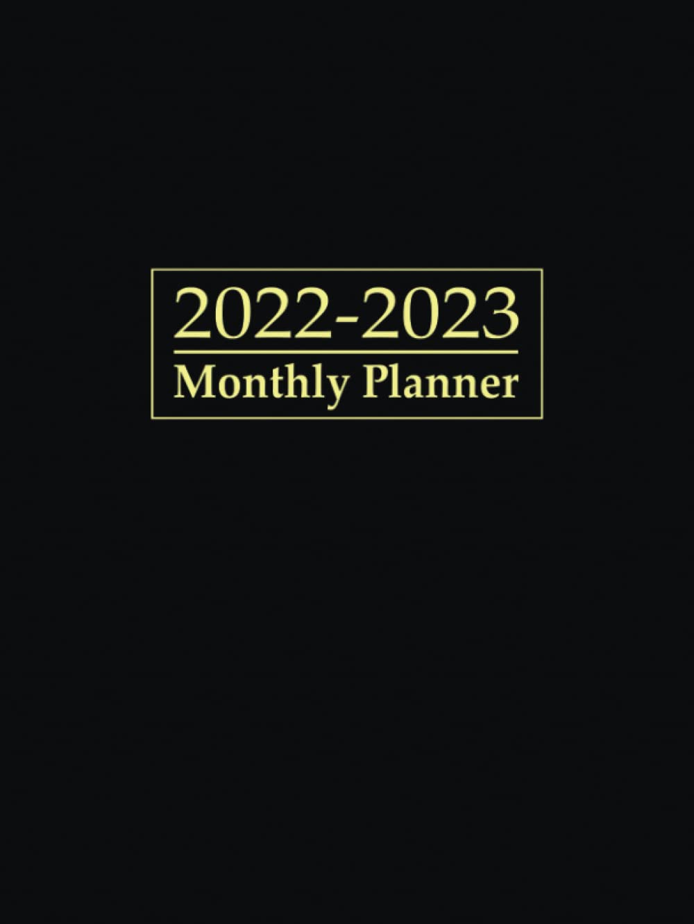 ler totalmente 2022-2023 Monthly Planner: Simple Black Cover 2 Year Monthly Planner Calendar Schedule Organizer January 2022 to December 2023 with Federal Holidays & inspirational Quotes