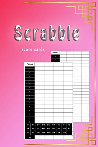 capítulo por capítulo baixar Scrabble score cards: score sheets logbook for scrabble game players