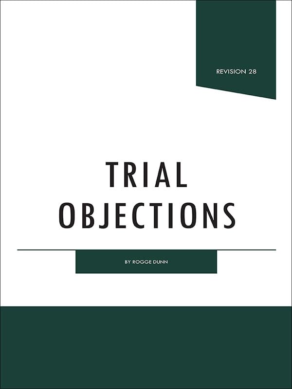 Trial Objections 2023 Edition (English Edition) baixar o livro de graça