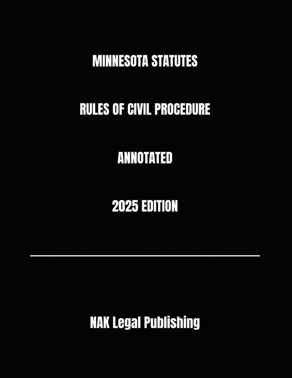 capítulo por capítulo baixar MINNESOTA STATUTES RULES OF CIVIL PROCEDURE ANNOTATED 2025 EDITION