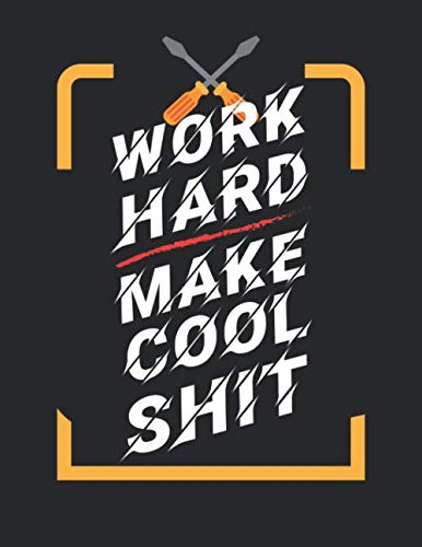 Notizbuch: für jeden Zimmerer und Zimmermann ♦ über 100 Seiten Dot Grid Punkteraster für alle Notizen, Tricks oder Skizzen ♦ A4+ Jounal Format ♦ Motiv: Work hard (German Edition) baixar o livro de graça