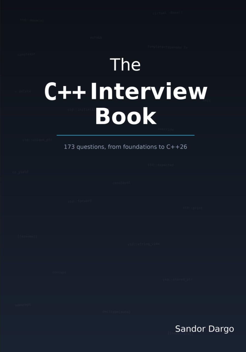 ler totalmente The C++ Interview Book: 173 questions, from foundations to C++26