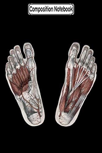 Composition Notebook: Vintage human anatomy footprint podiatry foot Journal Notebook Blank Lined Ruled 6x9 100 Pages baixar livro de graça