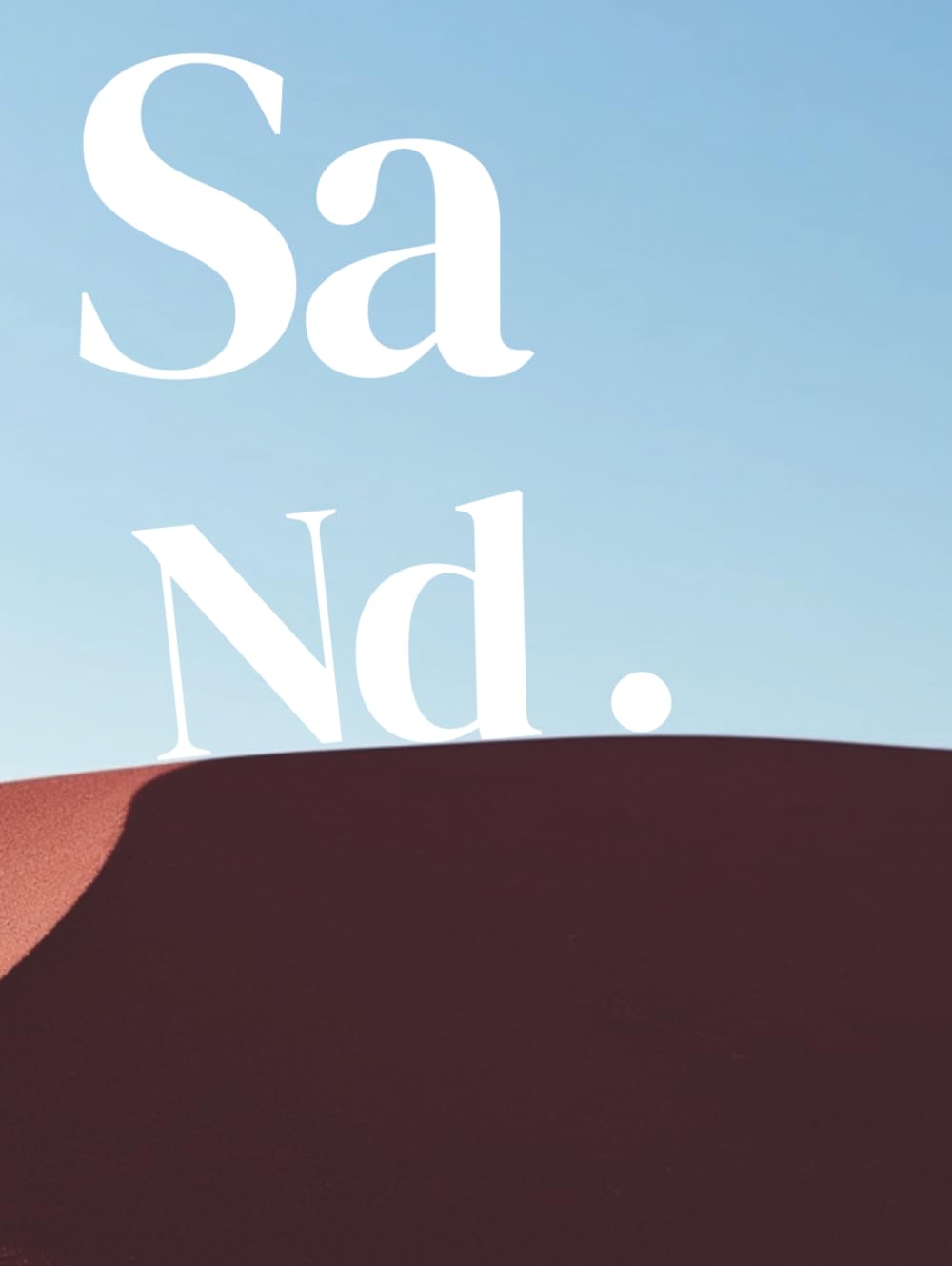 SaNd. in the middle of nowhere: Premium Guest Book, Luxury XXL Notebook & Decorative Coffee Table Book. Hardcover Collector's Edition (550 Cream... Minimalist Landscape, "By Jay" Collection baixar o livro de graça