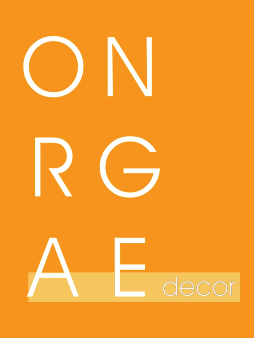 Orange Decor: Bright Beautiful Minimalist Home Decor Book | For Interior Design, Book Stacking, Journaling and Guestbooks baixar livro de graça