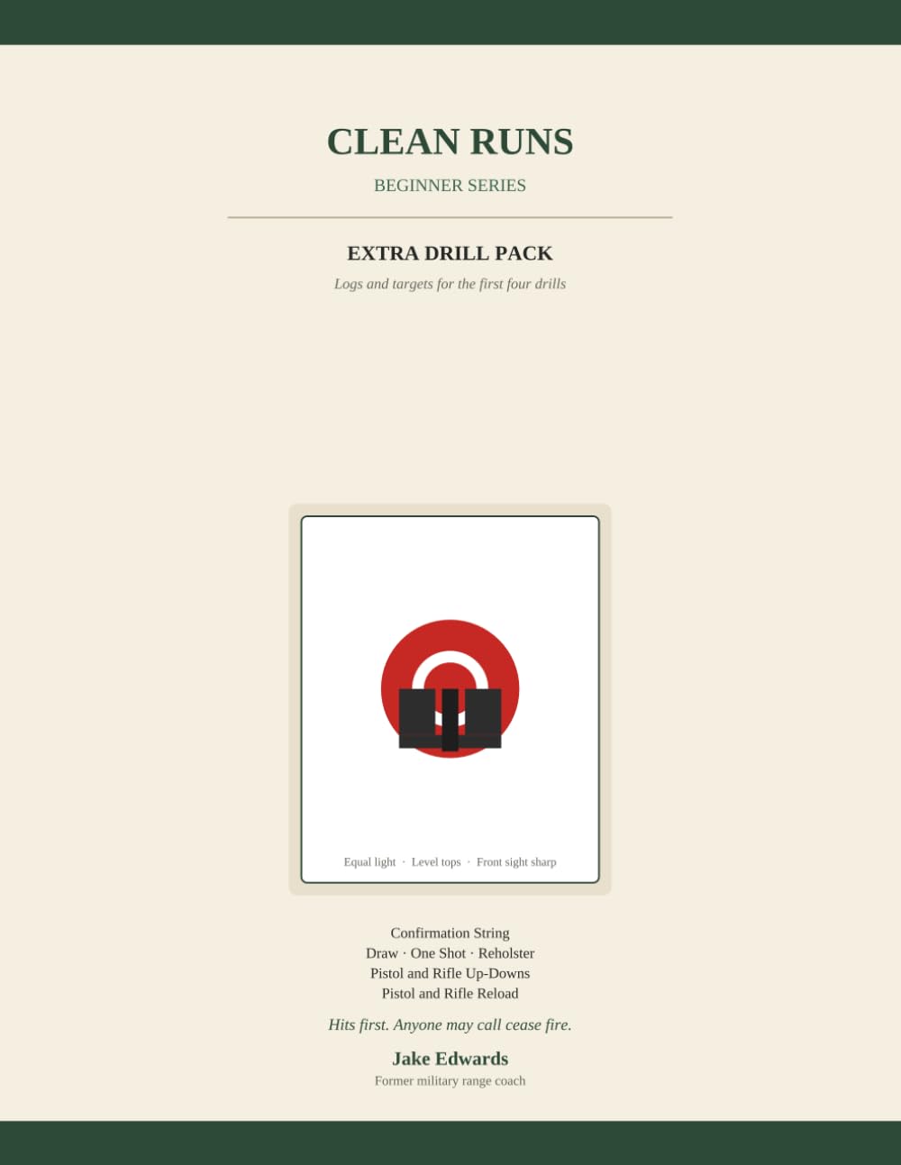 Clean Runs: Beginner Series Extra Drill Pack — Extra Logs and Target Sheets baixar o livro de graça