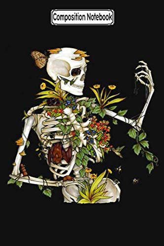 Composition Notebook: Bones and botany Journal Notebook Blank Lined Ruled 6x9 100 Pages baixar livro de graça