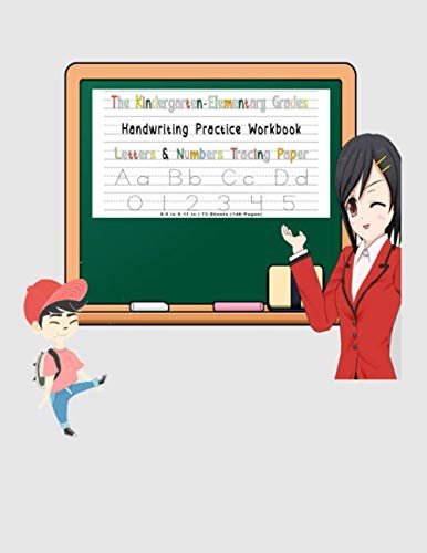 The Kindergarten Elementary Grades Handwriting Practice Notebook: Letter & Number Tracing Paper | VOL 9 | letter tracing books for children ages 4-8: letter tracing books for children ages 4-8 baixar o livro de graça