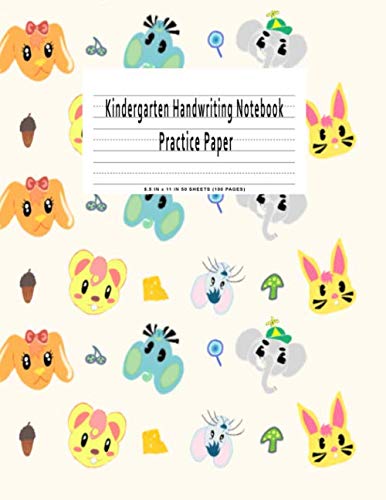 KINDERGARTEN HANDWRITING NOTEBOOK PRACTICE PAPER WITH DOTTED LINED SHEETS | VOL. 14 | (100 PAGES) 8.5 IN X 11: 100 Blank Writing Practice Pages With Dotted Lines: kindergarten handwriting curriculum baixar livro de graça