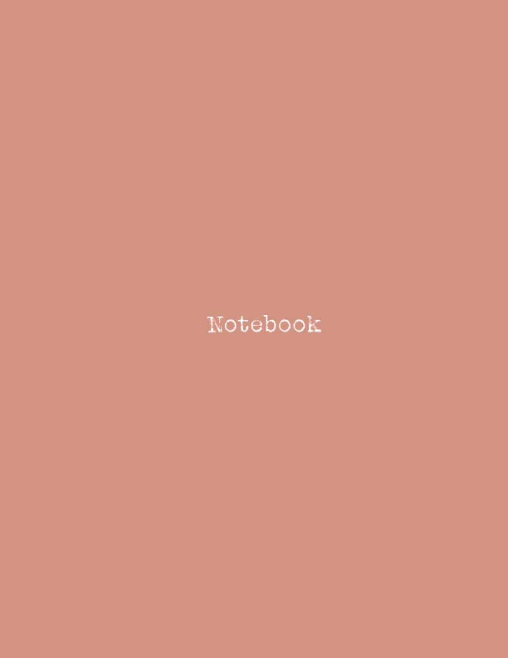 ler totalmente Notebook: lined Journal Notebook - Large (8.5 x 11 inches) - 100 Pages - Mineral Red Cover - Minimal style: Composition Book Perfect bound, Soft Cover,Basic Design
