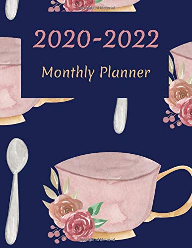 ler totalmente 2020-2022 Monthly Planner: Tea Cup | 3 Year Calendar