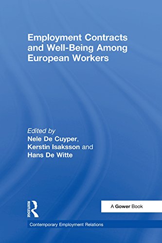 Employment Contracts and Well-Being Among European Workers (Contemporary Employment Relations) (English Edition) baixar livro de graça