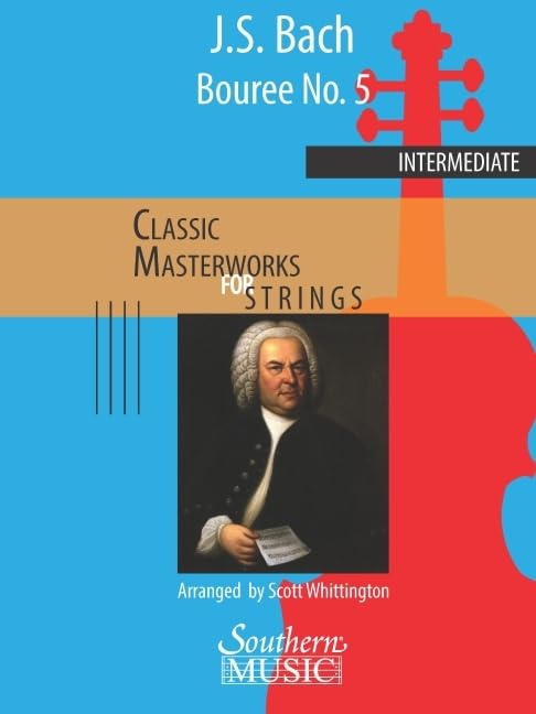 Bach; Arr. Whittington: Bourree (from Lute Suite No. 1, Bwv 996) for String Orchestra Score and Parts