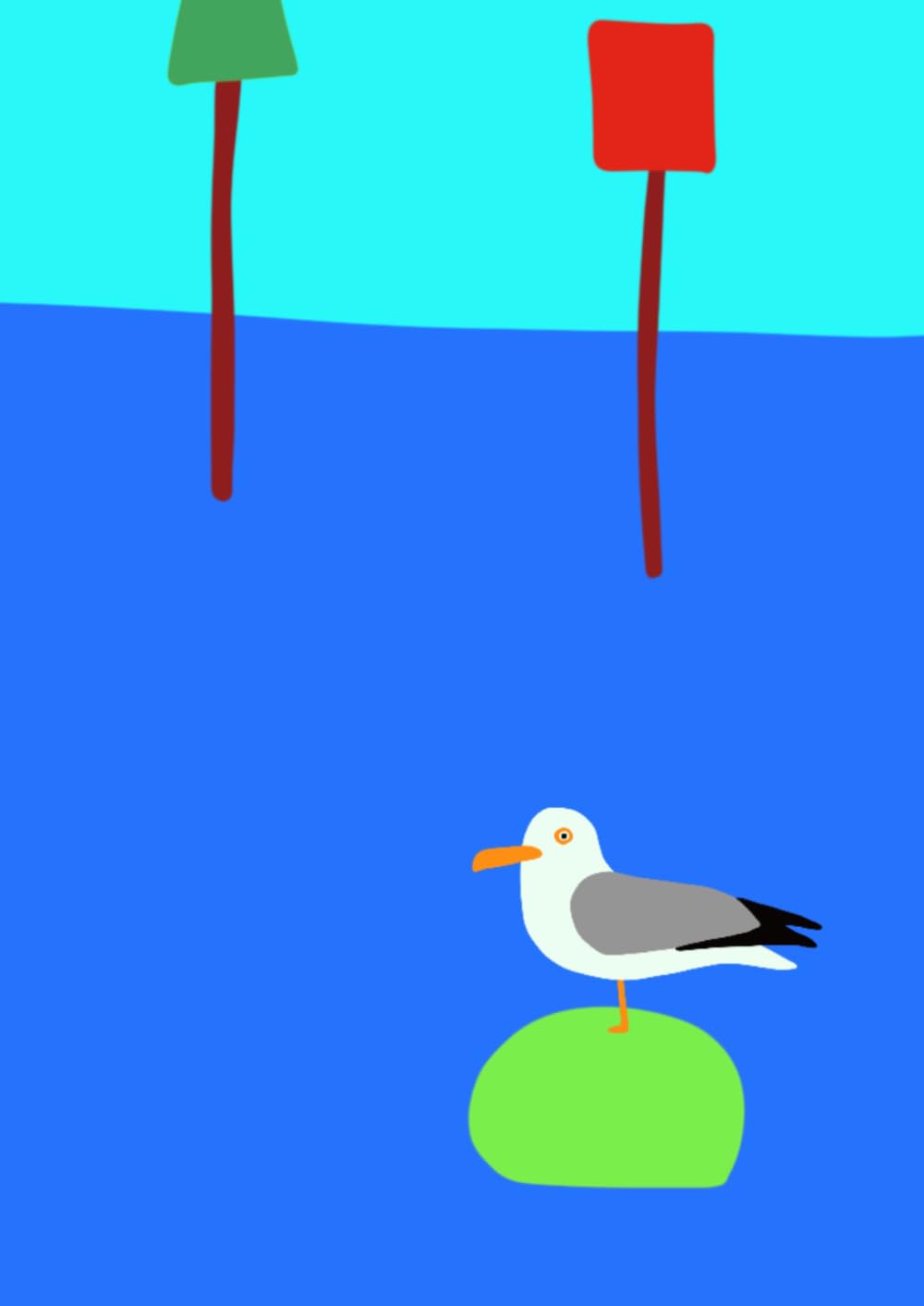 Gulls & Buoys Notebook: A Ruled A4 Notebook with 100 Pages baixar livro de graça