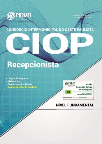 capítulo por capítulo baixar Apostila CIOP-SP 2017 - Recepcionista