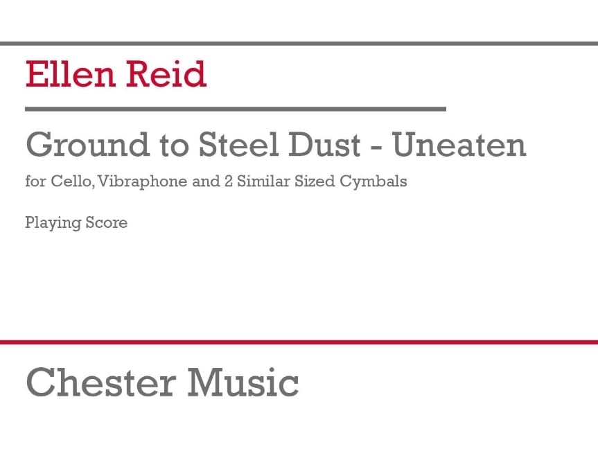 capítulo por capítulo baixar Reid: Ground to Steel Dust - Unbeaten for Cello, Vibraphone, 2 Cymbals Study Score