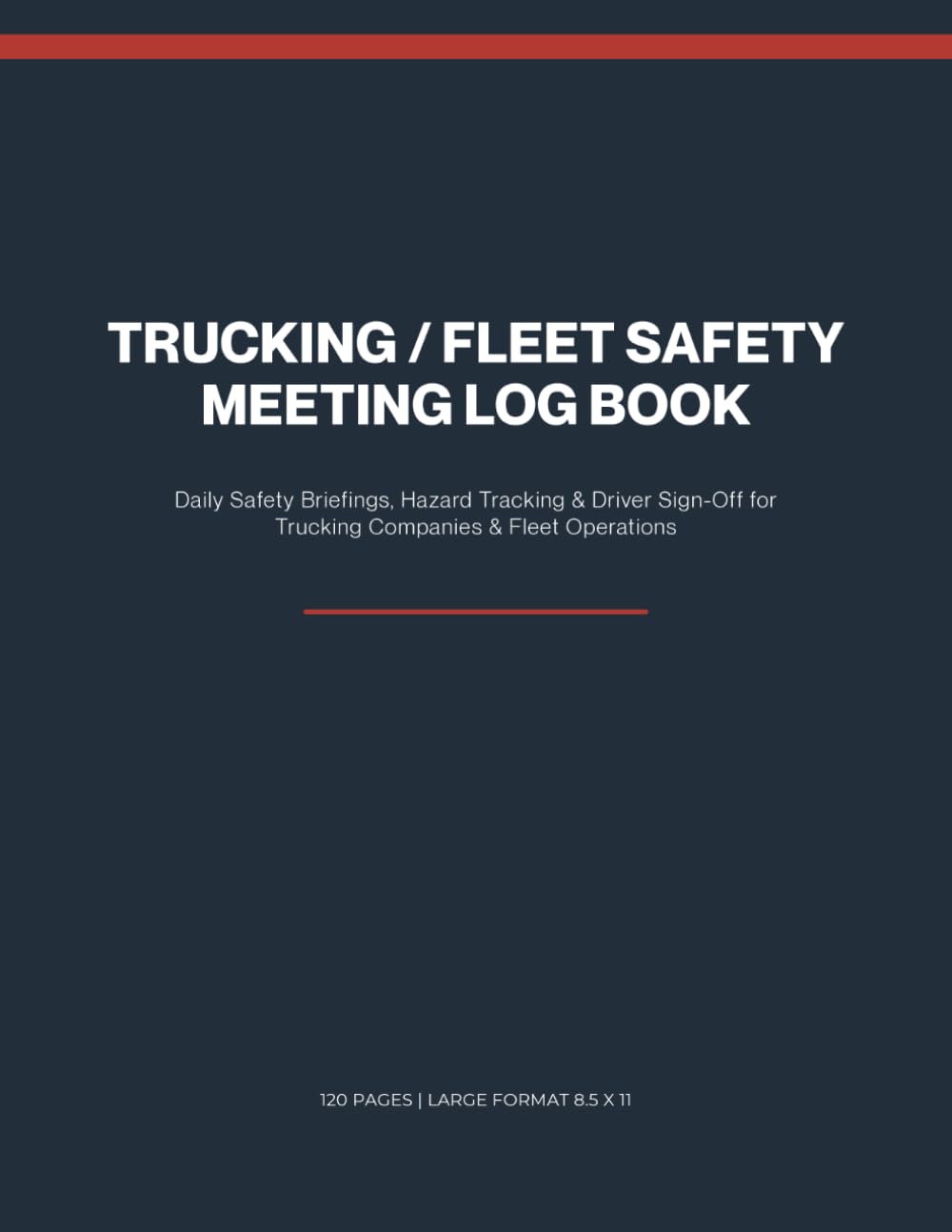 capítulo por capítulo baixar Trucking / Fleet Safety Meeting Log Book: Daily Safety Briefings, Hazard Tracking & Driver Sign-Off for Trucking Companies & Fleet Operations
