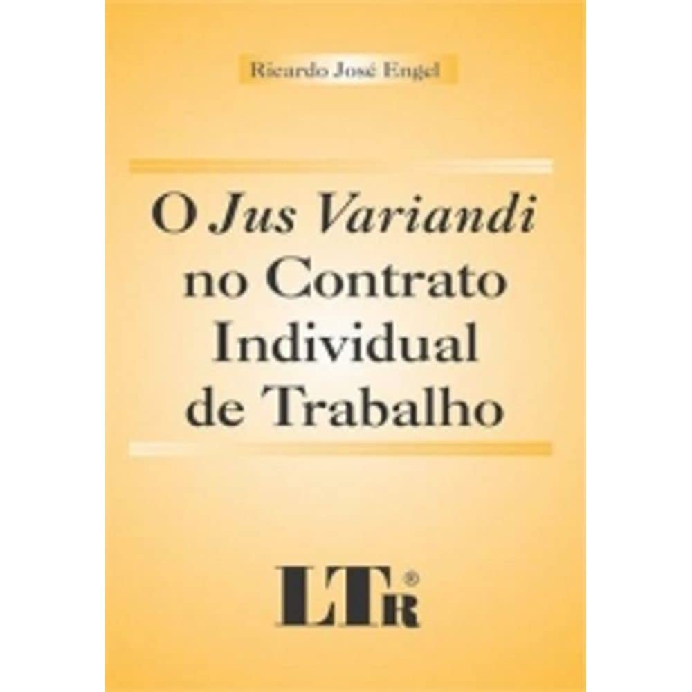 capítulo por capítulo baixar O Jus Variandi No Contrato Individual De Trabalho