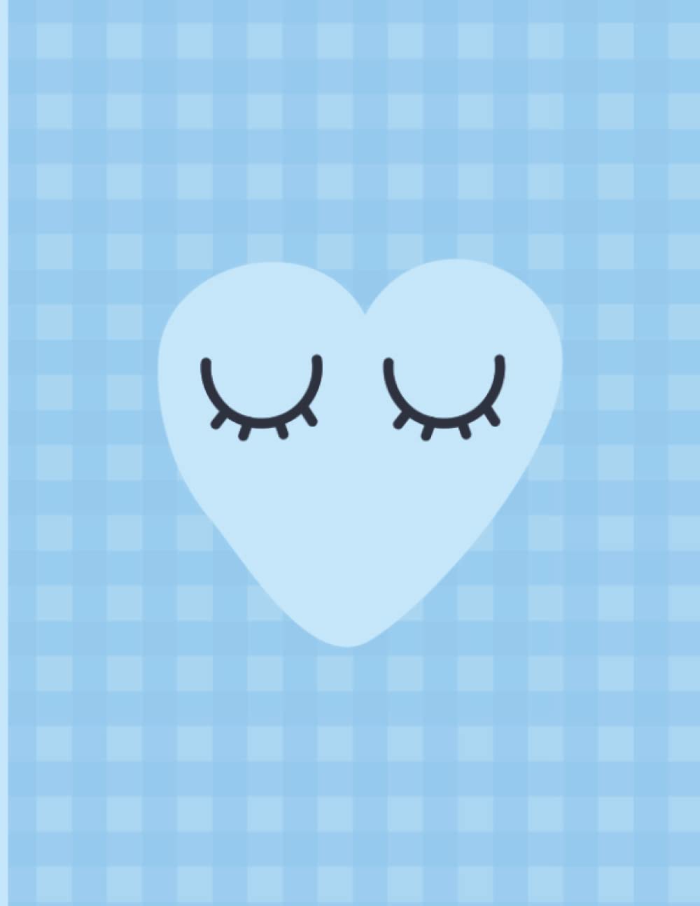 Notebook Aesthetic: Preppy, Blue, Heart, Aesthetic Notebook For School, College Ruled, Notebook for Teens, Composition Notebook Preppy baixar livro de graça