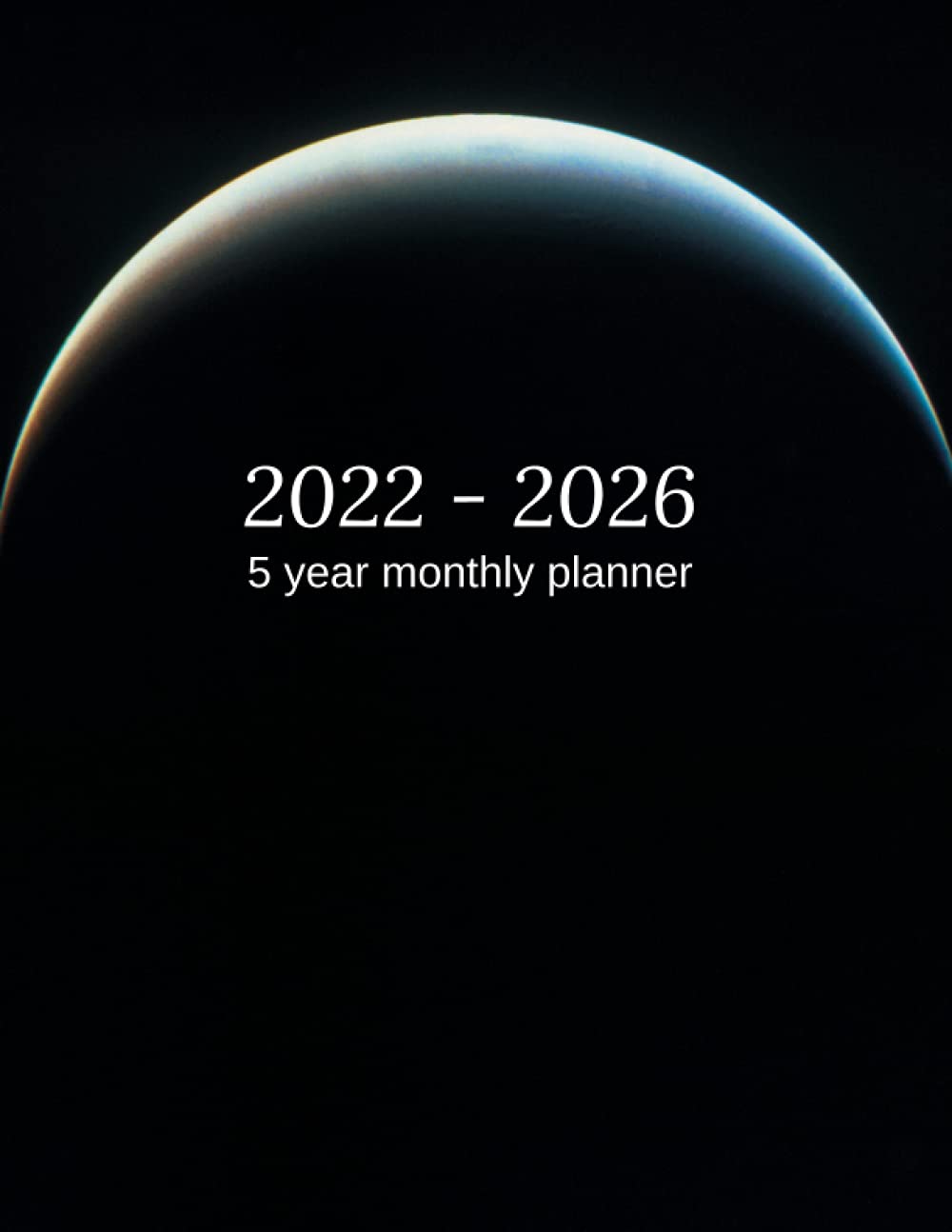 ler totalmente 5 Year Monthly Planner 2022-2026: 60-Month Calendar, January 2022 to December 2026 for Work or Personal Use Personal or Business Appointment Book | Moon Cover