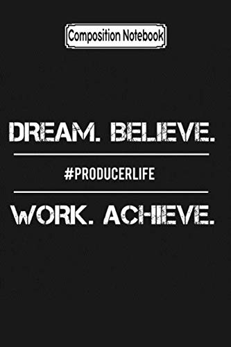 Composition Notebook: Dream. Believe. Work. Achieve. 2 Music Music Fan Notebook Journal Notebook Blank Lined Ruled 6x9 100 Pages baixar o livro de graça