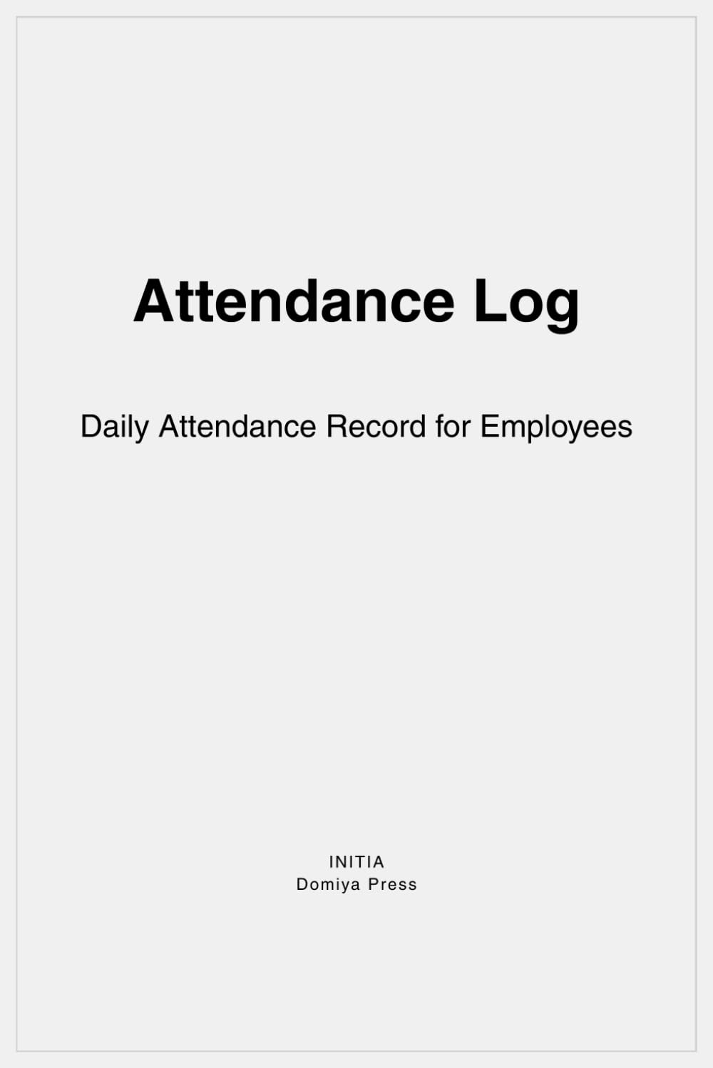 capítulo por capítulo baixar Attendance Log: Daily Attendance Record for Employees
