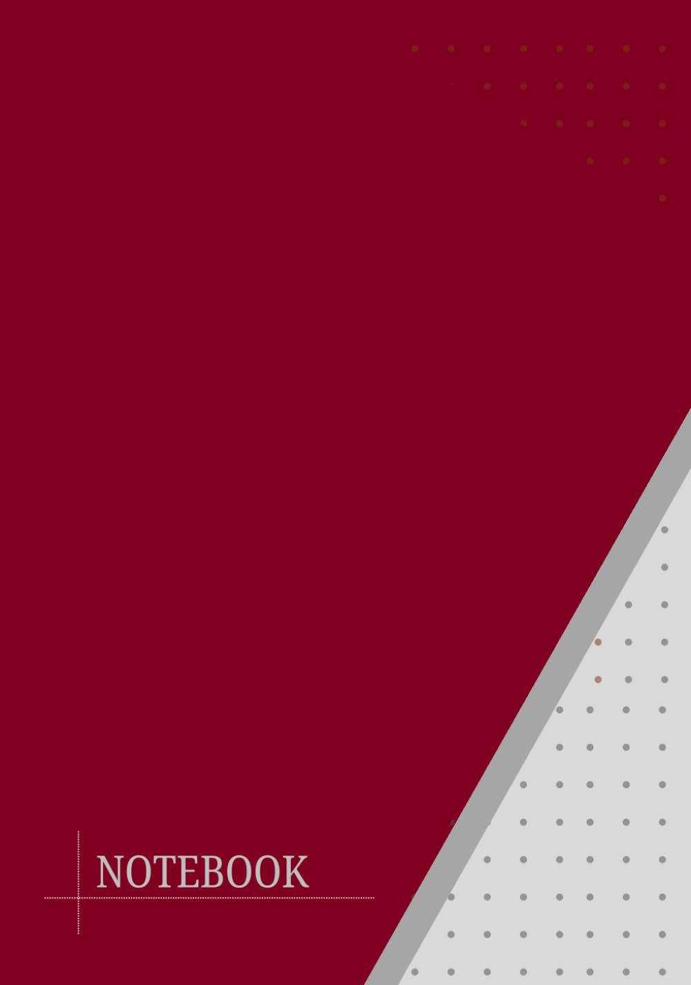 capítulo por capítulo baixar Dot Grid Notebook – 5mm Spacing | Burgundy Softcover Cover | A5 Size | Full Page Dot Layout for Drawing, Math, Notes & More