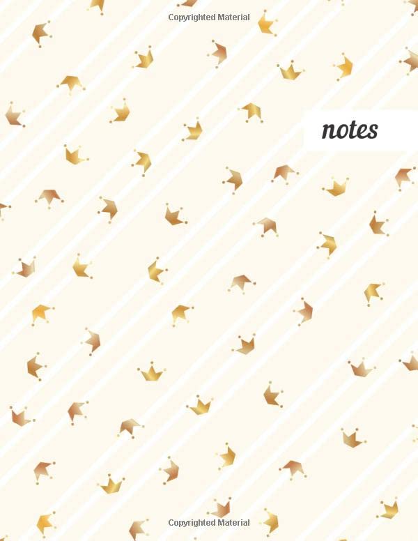capítulo por capítulo baixar Notes: College Ruled Lined Journal, Cute Golden Pattern Design - Perfect for Office, School, College, Writing & Note Taking - Large 8.5 x 11 inches - 110 Pages