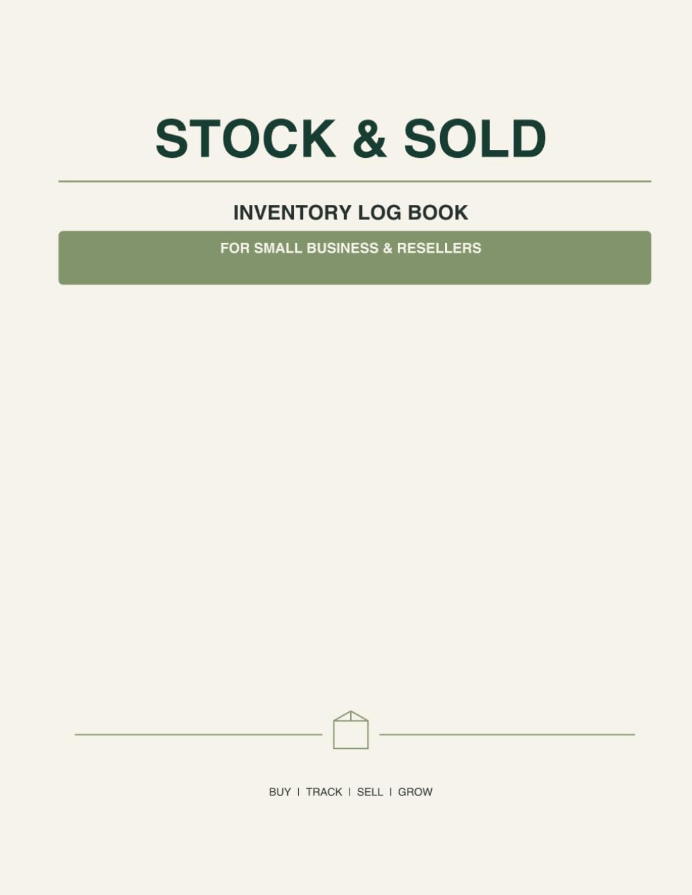 Stock & Sold: Inventory Log Book for Small Business & Resellers baixar livro de graça
