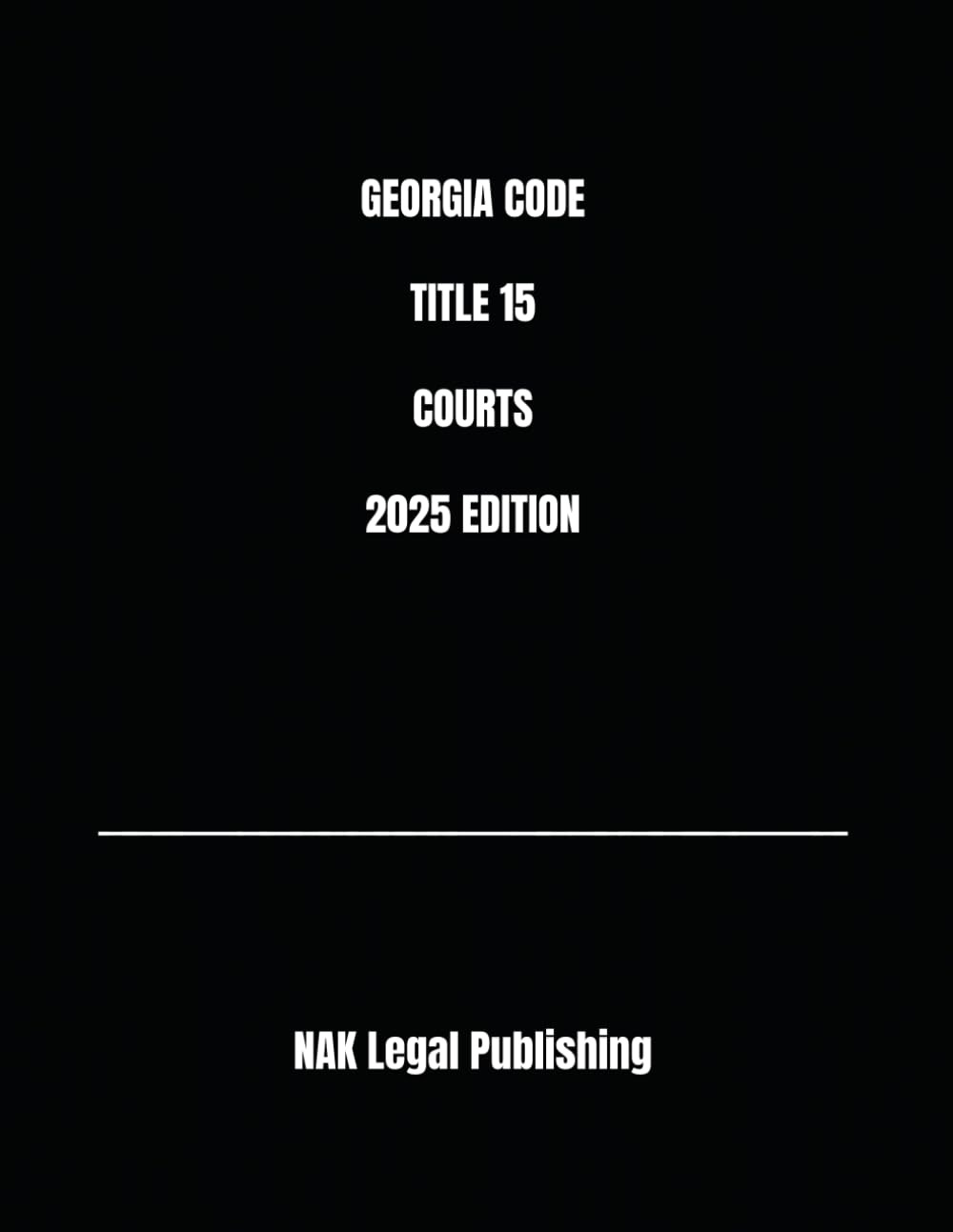 capítulo por capítulo baixar GEORGIA CODE TITLE 15 COURTS 2025 EDITION